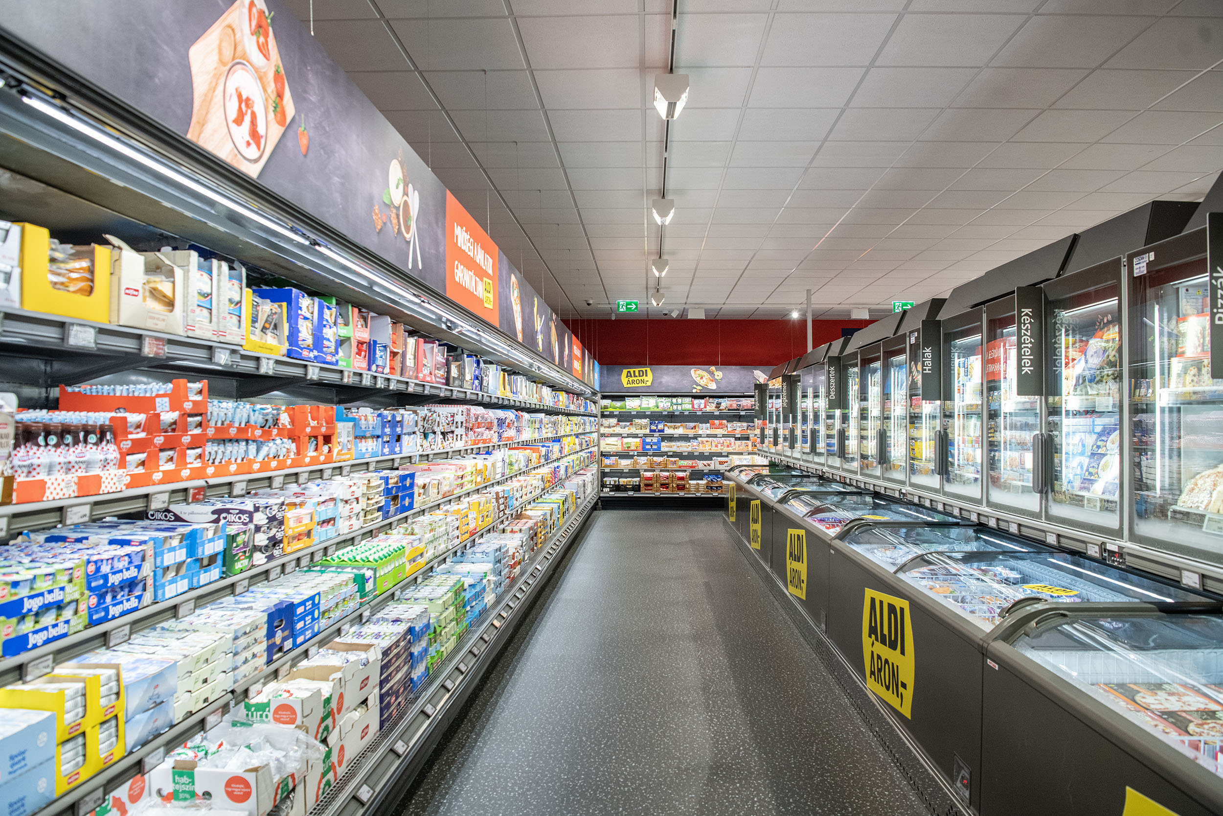 Minden harmadik tejtermékének árát tartósan csökkenti az ALDI